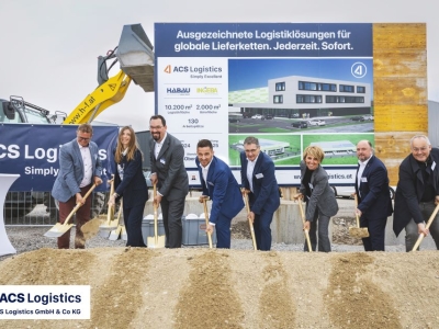 Die Powerregion-Gemeinde Asten freut sich über den Spatenstich von ACS Logistics