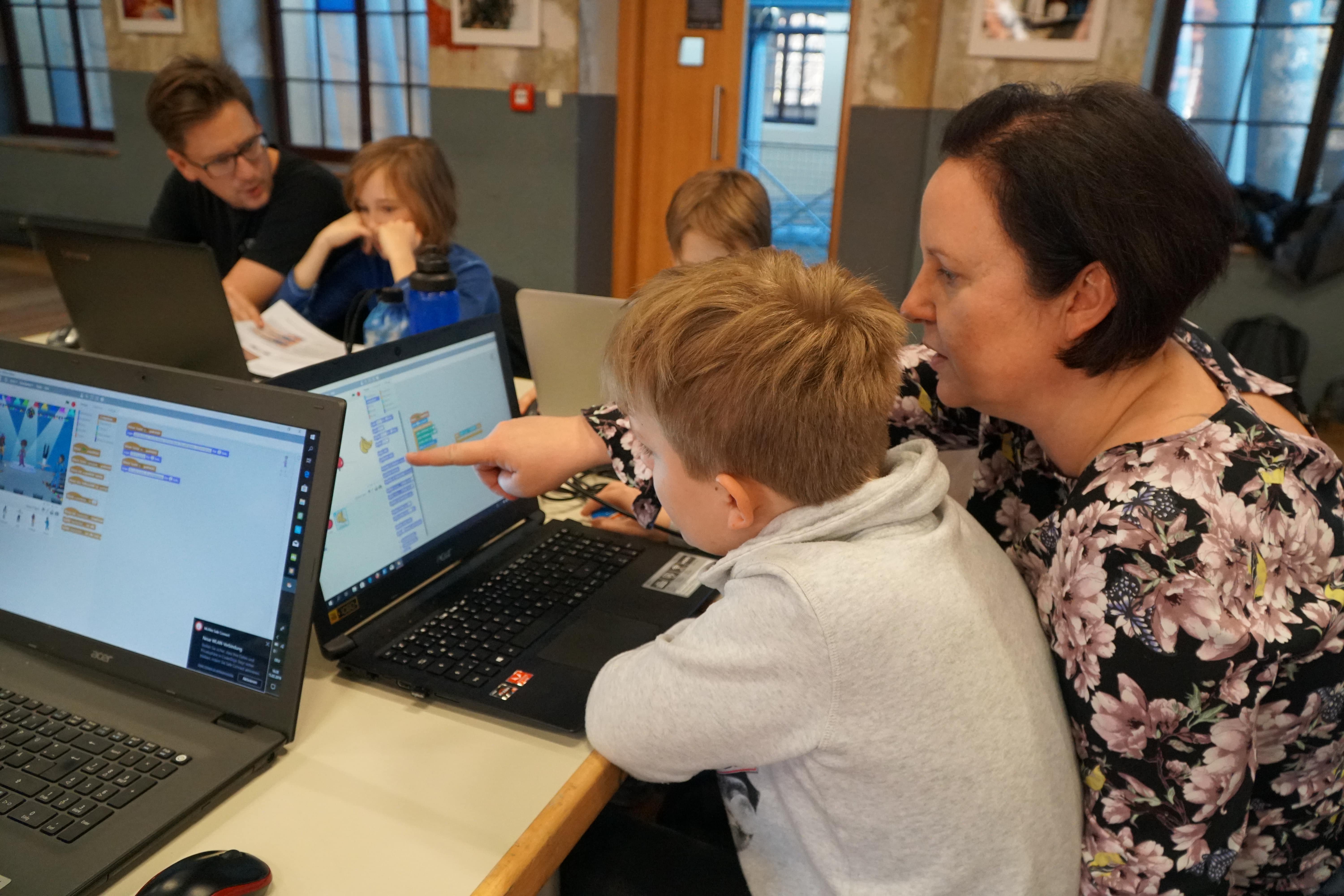 CoderDojo Steyr im Museum Arbeitswelt am 26.4.2019